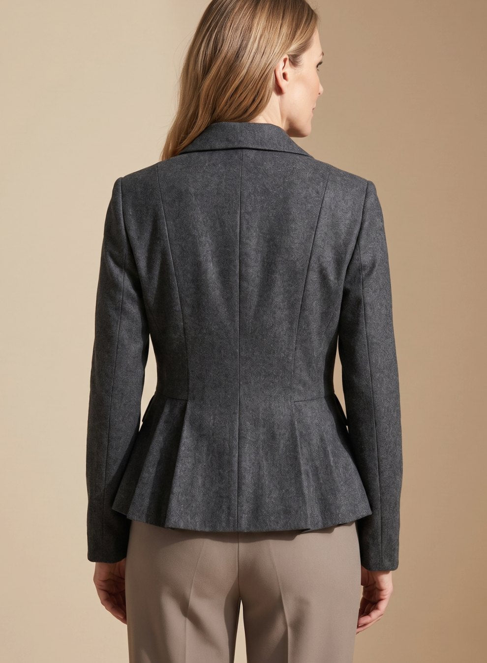 Gwendolyn | Tailored Double-Breasted Peplum Blazer