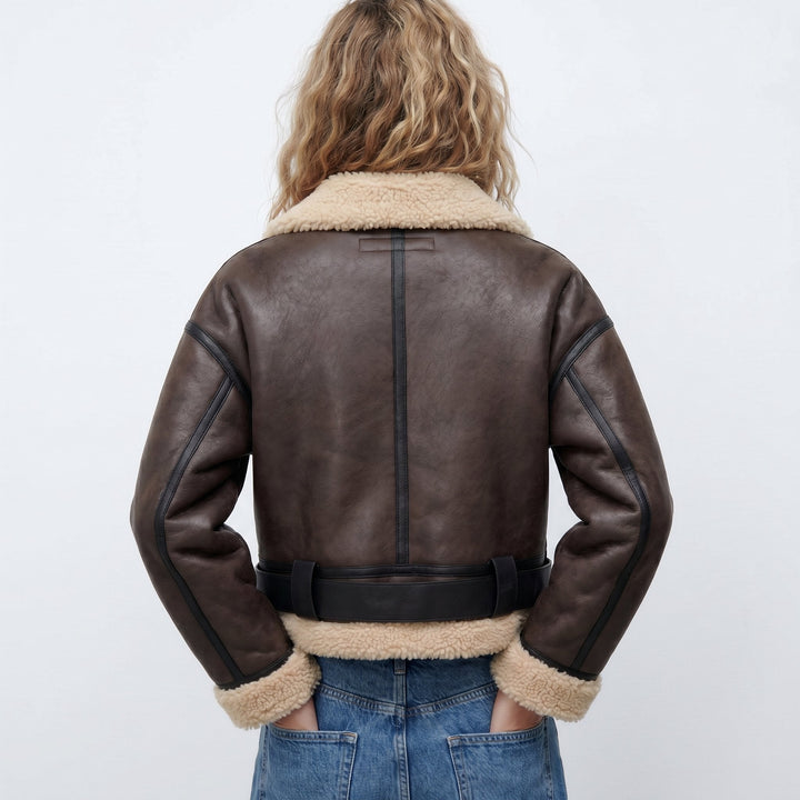 Camilla | Cropped Aviator Jacket