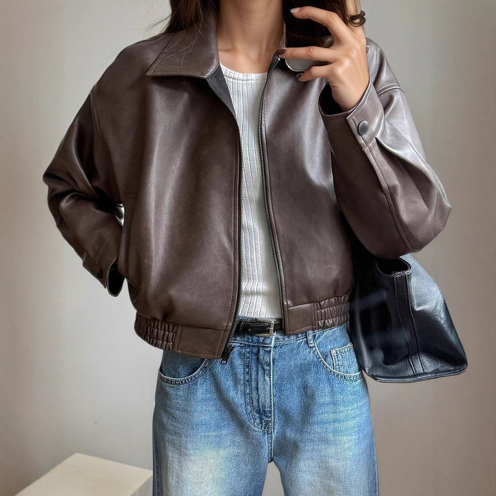Giselle | Relaxed Zip-Up Bomber Jacket