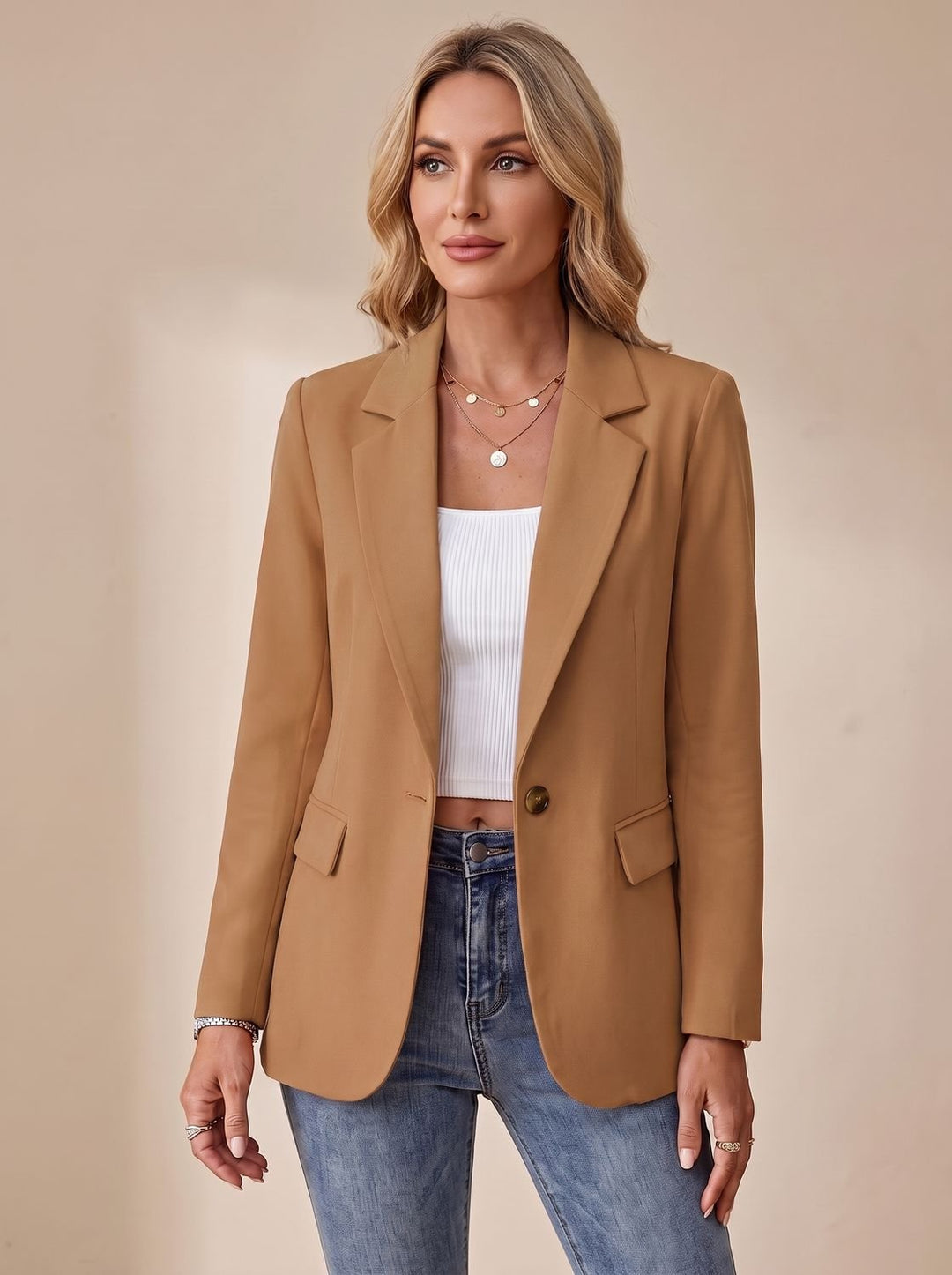 Harriet | Tailored Single-Button Blazer