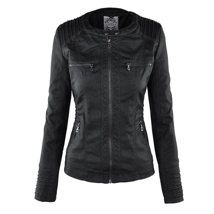 Juliette | Hooded Moto Jacket