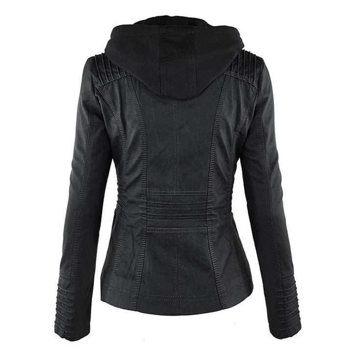 Juliette | Hooded Moto Jacket