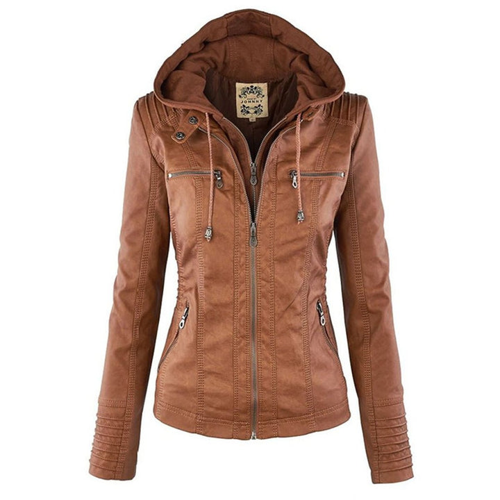 Juliette | Hooded Moto Jacket