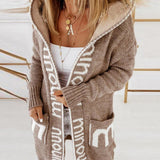 Josie | Cosy Hooded Open-Front Cardigan