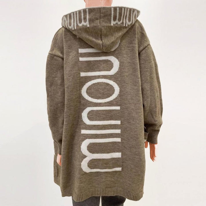 Josie | Cosy Hooded Open-Front Cardigan