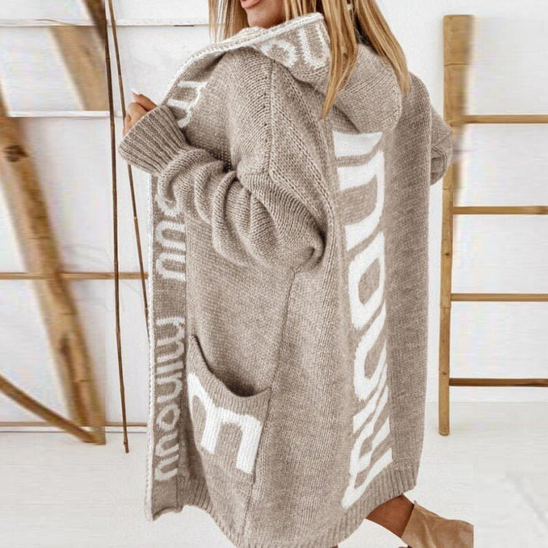 Josie | Cosy Hooded Open-Front Cardigan