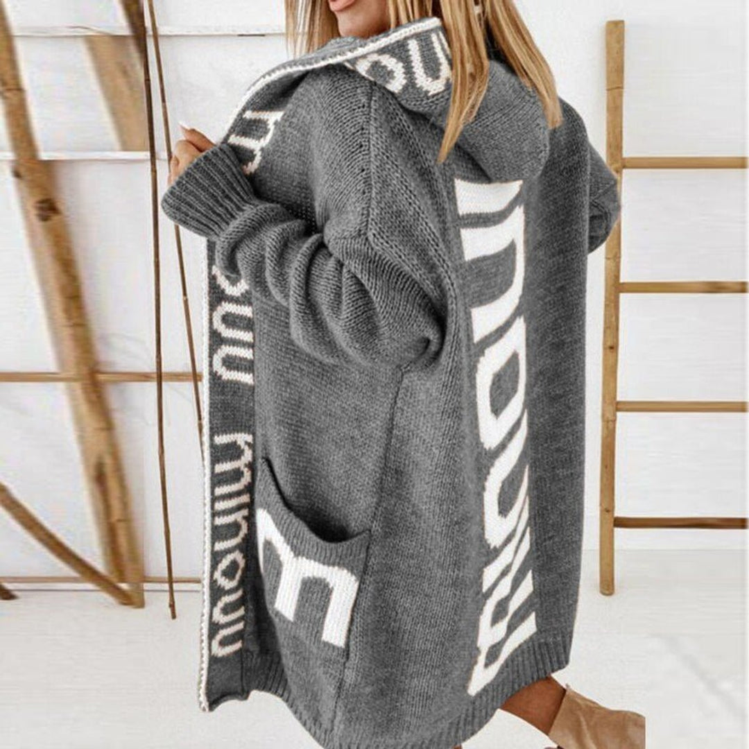 Josie | Cosy Hooded Open-Front Cardigan