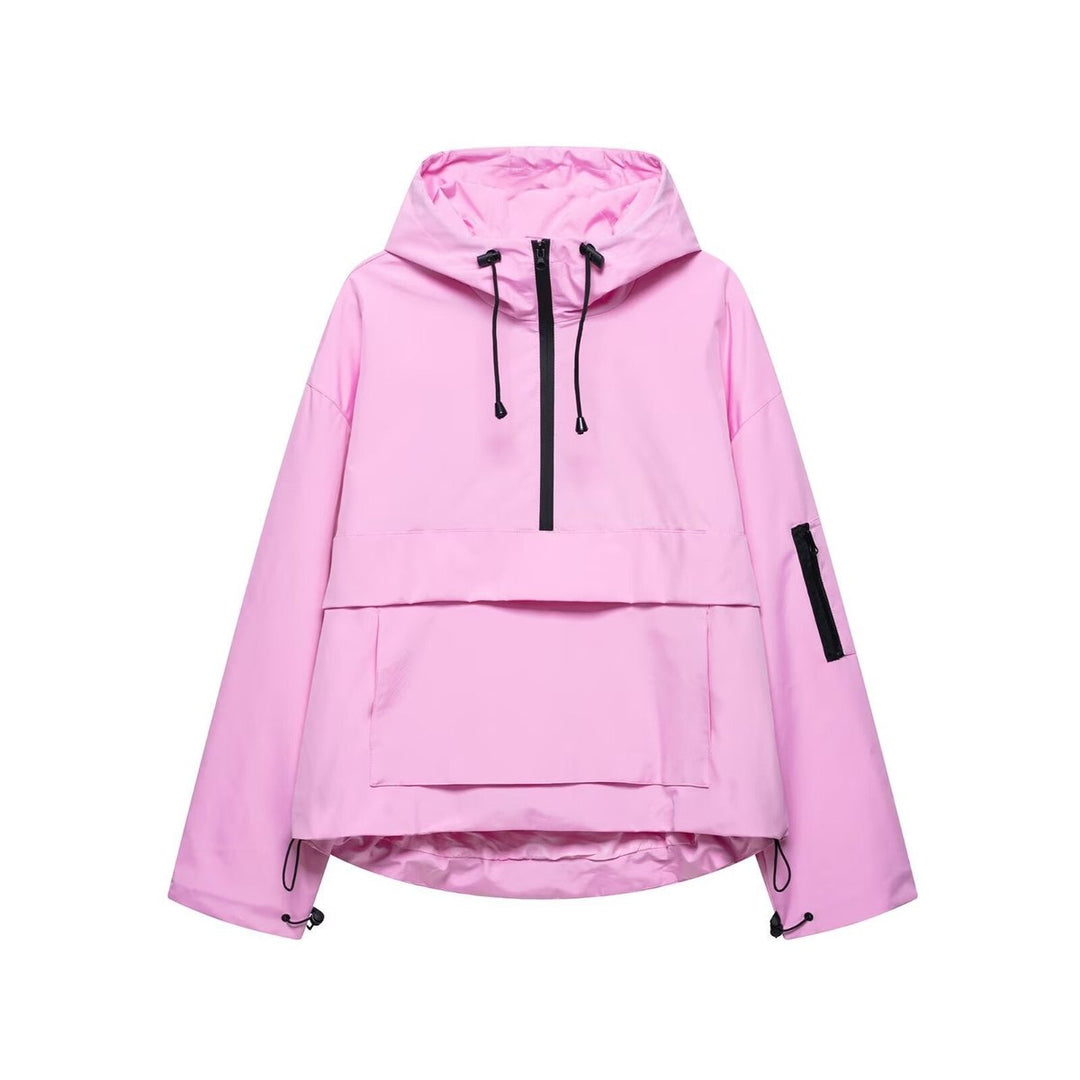 Ada | Hooded Half-Zip Anorak