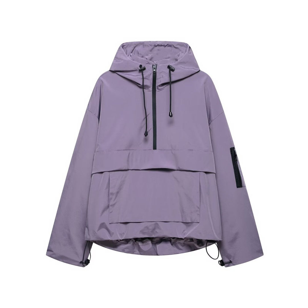 Ada | Hooded Half-Zip Anorak