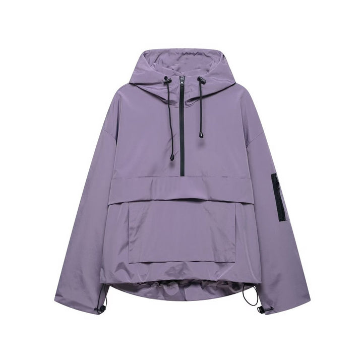 Ada | Hooded Half-Zip Anorak