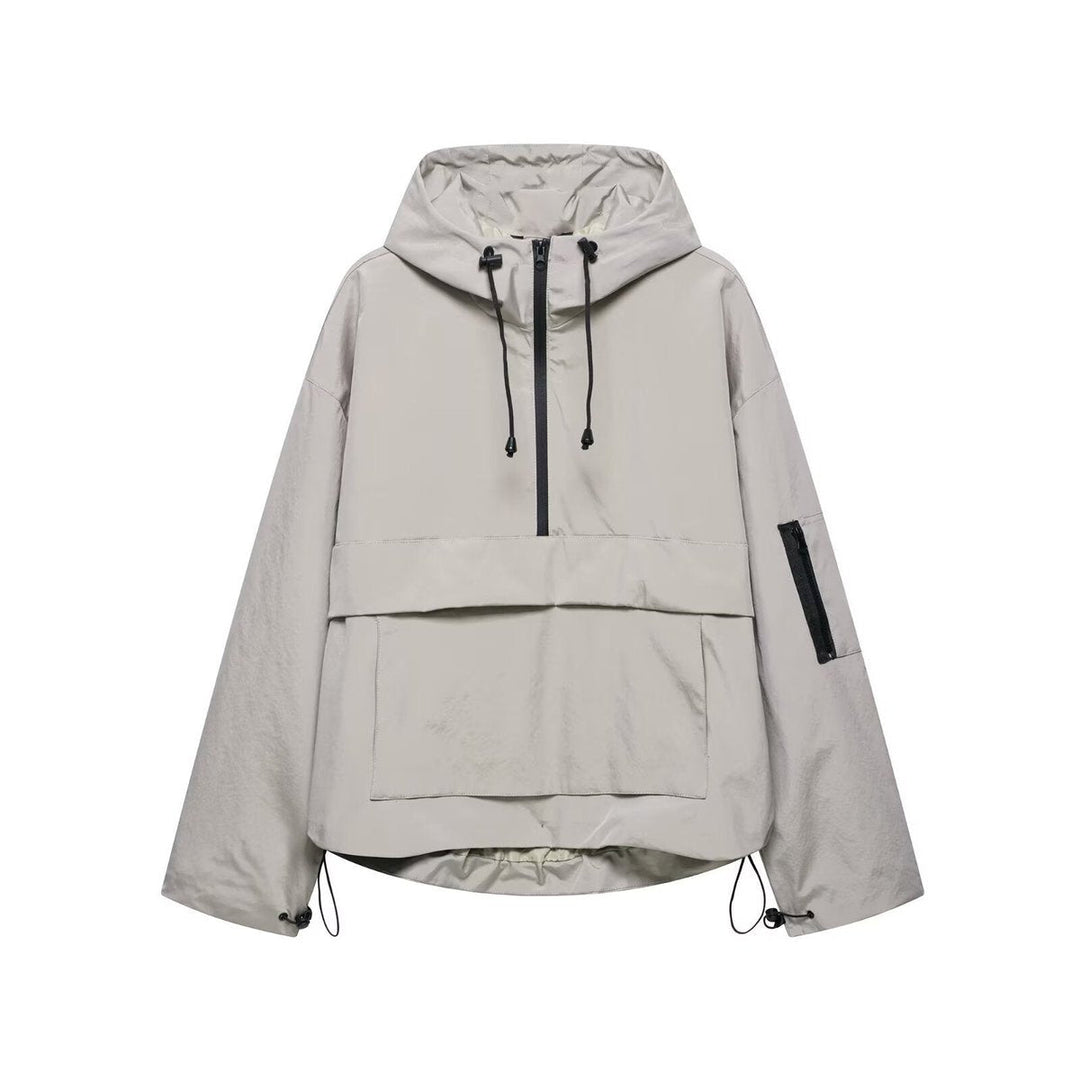 Ada | Hooded Half-Zip Anorak