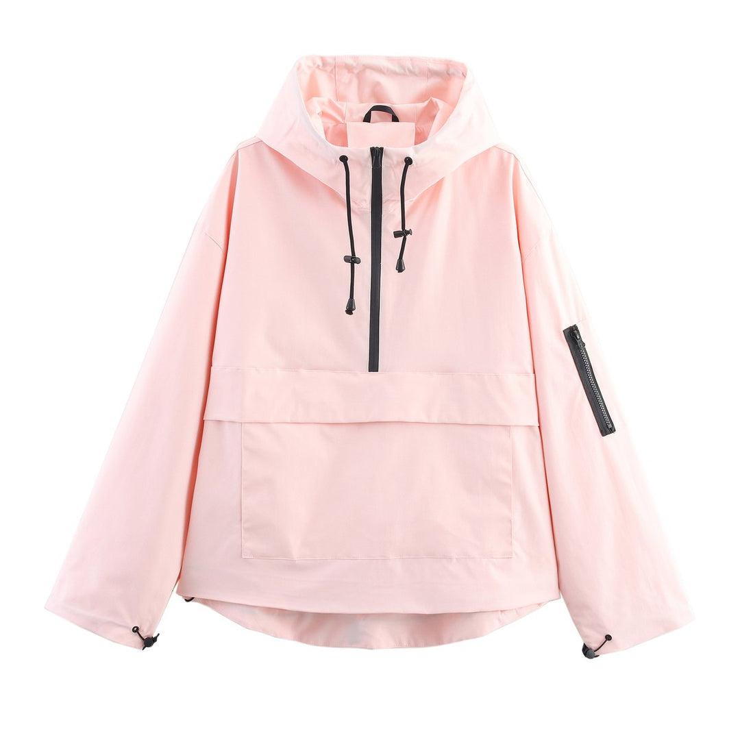 Ada | Hooded Half-Zip Anorak
