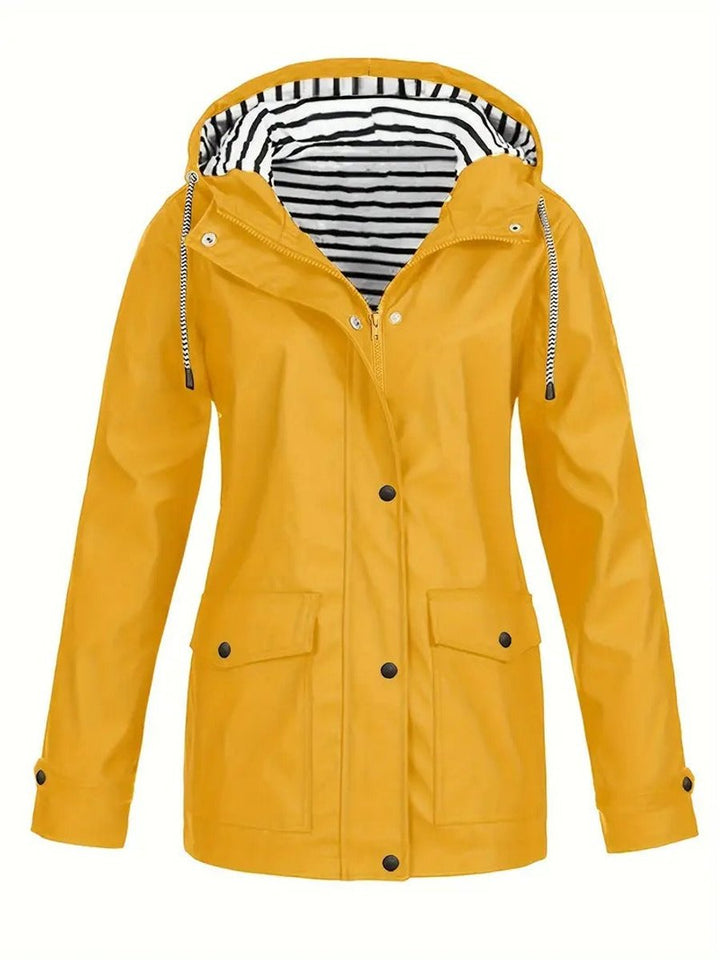 Gwyneth | Hooded Waterproof Rain Coat