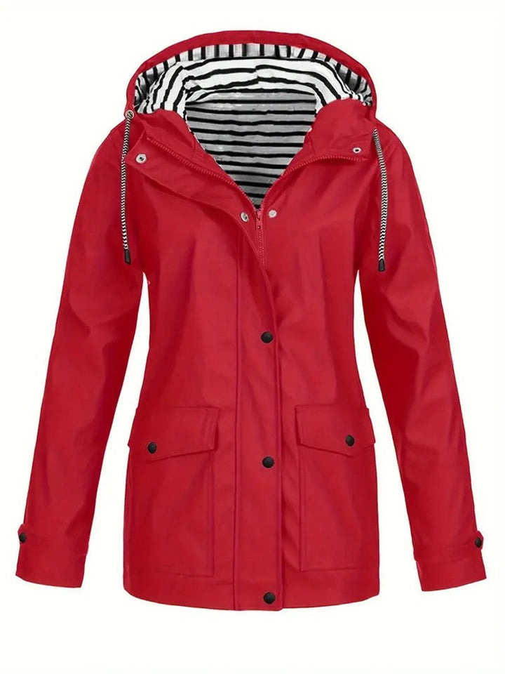 Gwyneth | Hooded Waterproof Rain Coat