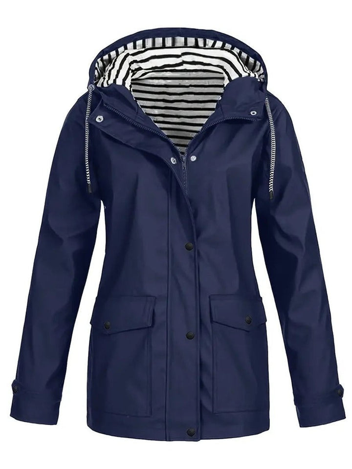 Gwyneth | Hooded Waterproof Rain Coat