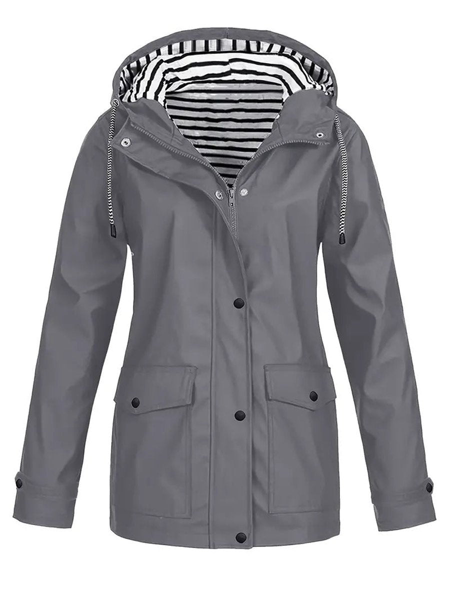 Gwyneth | Hooded Waterproof Rain Coat
