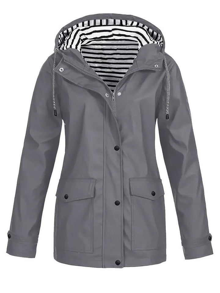 Gwyneth | Hooded Waterproof Rain Coat