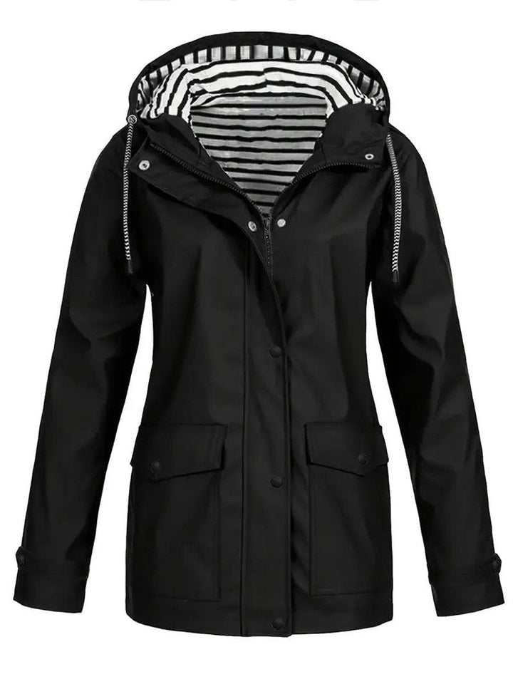 Gwyneth | Hooded Waterproof Rain Coat
