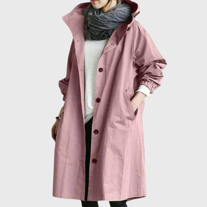 Nerissa | Hooded Relaxed-Fit Long Coat