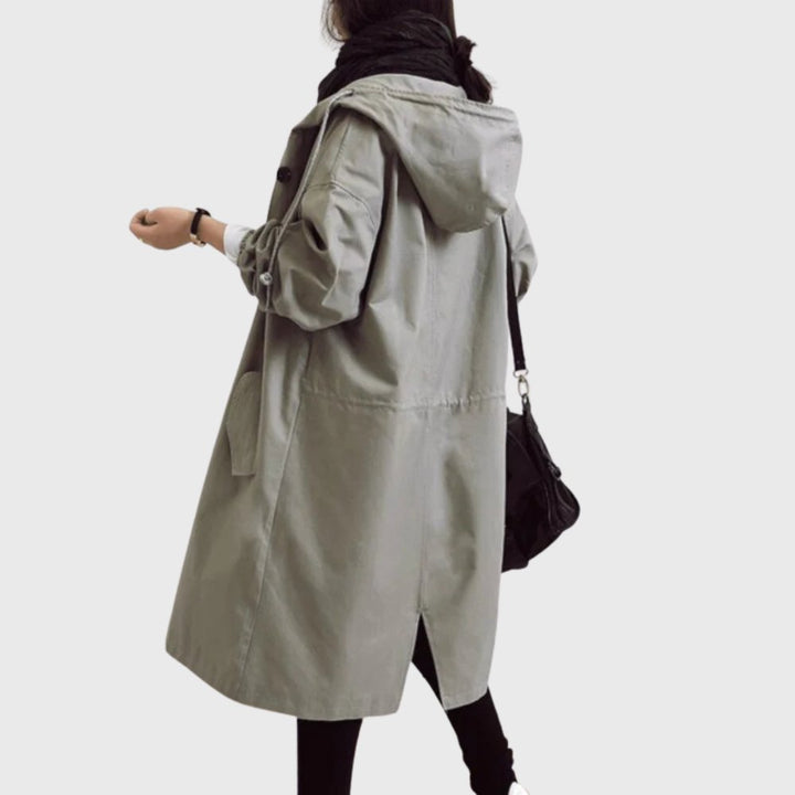 Nerissa | Hooded Relaxed-Fit Long Coat