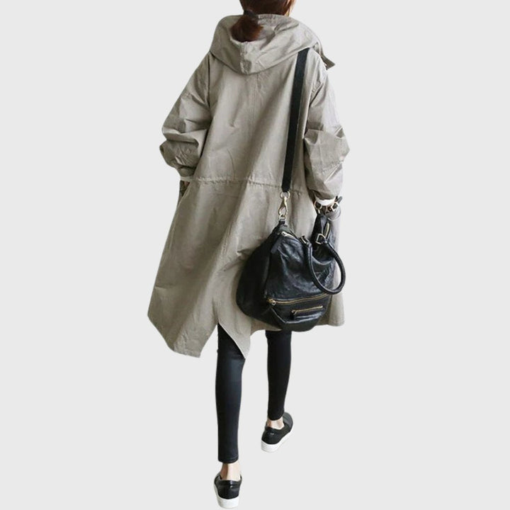 Nerissa | Hooded Relaxed-Fit Long Coat