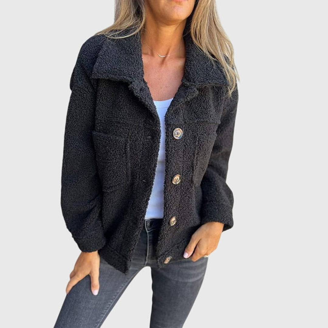 Diane | Cosy Button-Front Jacket