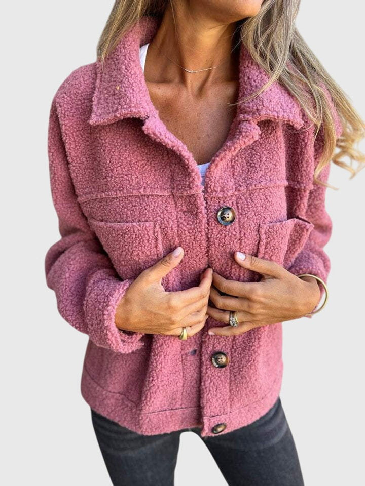 Diane | Cosy Button-Front Jacket