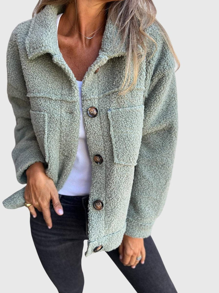 Diane | Cosy Button-Front Jacket