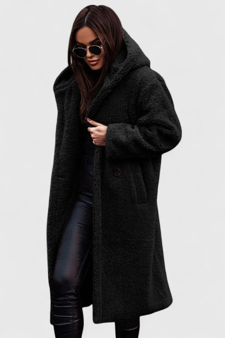 Della | Cosy Longline Hooded Coat