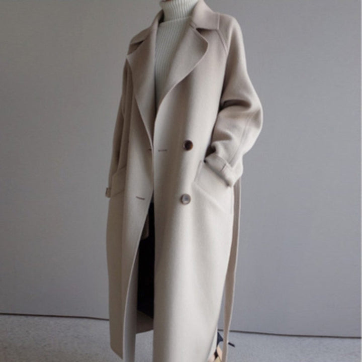 Elsie | Longline Double-Breasted Coat