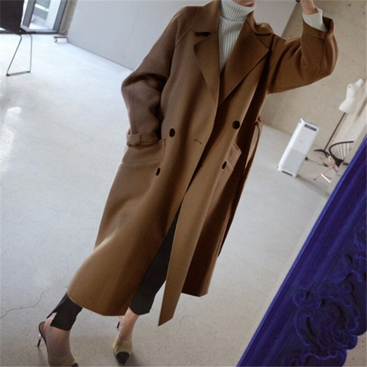 Elsie | Longline Double-Breasted Coat