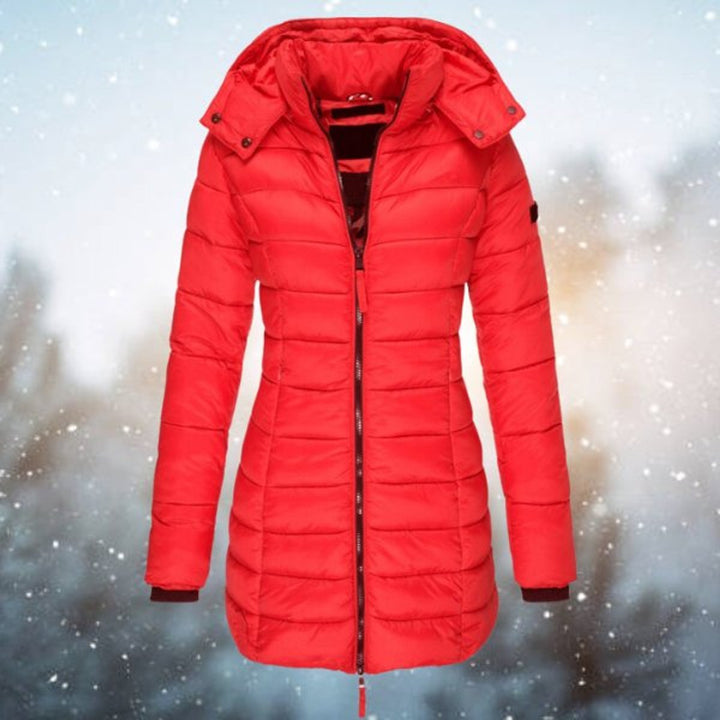 Brigid | Long Hooded Quilted Winter Coat