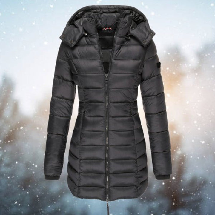 Brigid | Long Hooded Quilted Winter Coat