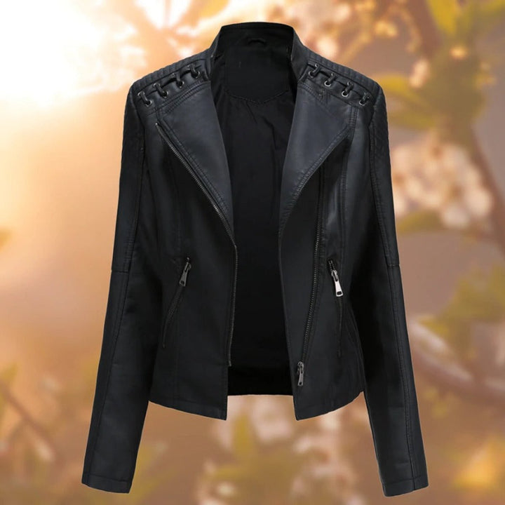 Charlotte | Zip-Up Moto Jacket