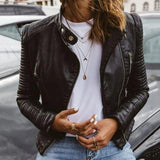 Lena | Moto-Inspired Zip-Up Jacket