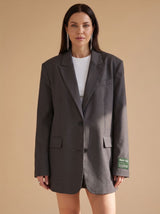 Paige | Oversized Notch-Lapel Tailored Blazer