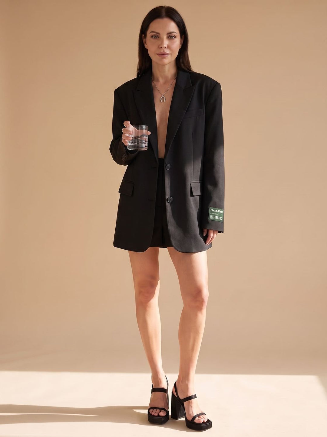 Paige | Oversized Notch-Lapel Tailored Blazer