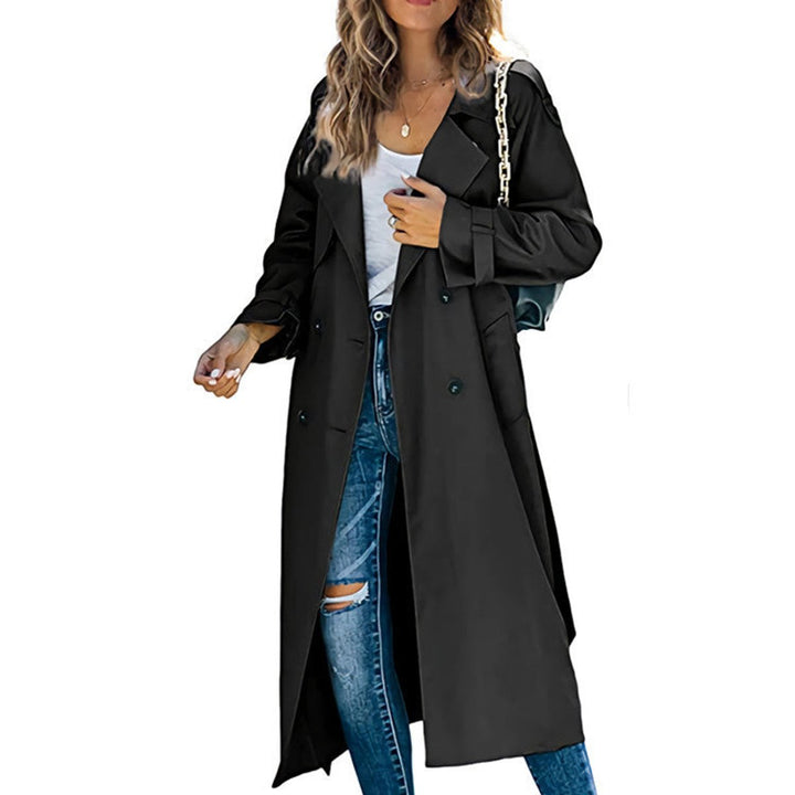 Isadora | Oversized Double-Breasted Belted Longline Trench Coat
