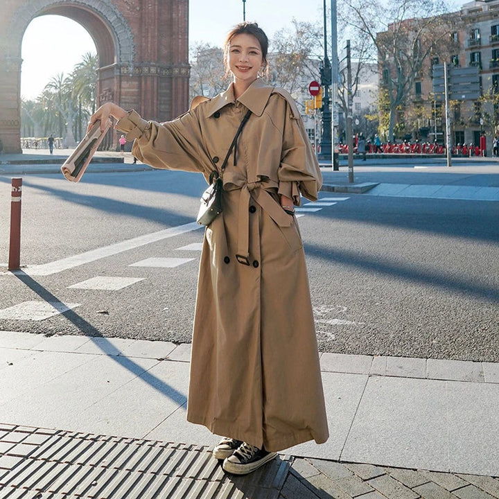 Dorothy | Women's Oversized Double-Breasted Long Trench Coat