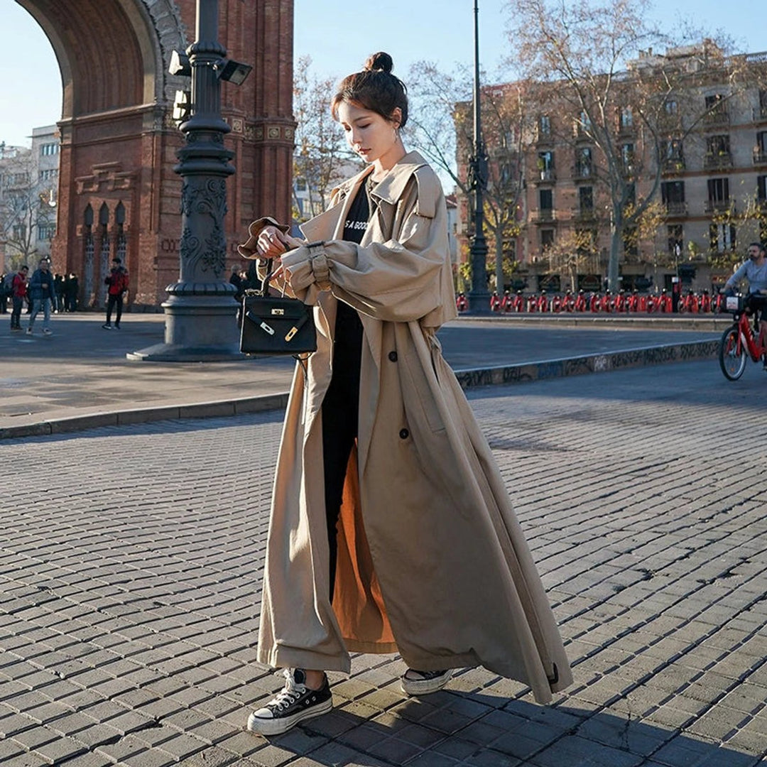 Dorothy | Women's Oversized Double-Breasted Long Trench Coat
