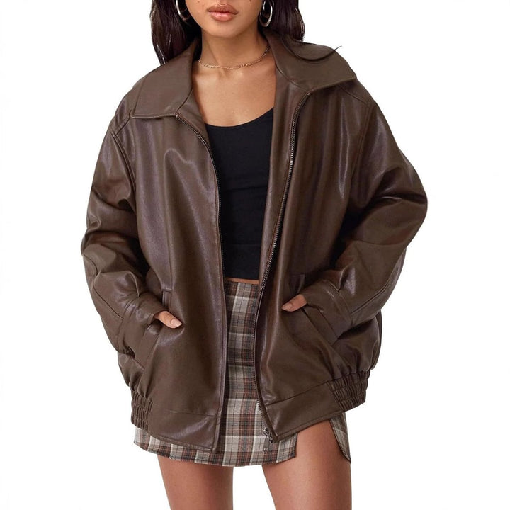 Eliana | Relaxed Zip-Up Bomber Jacket