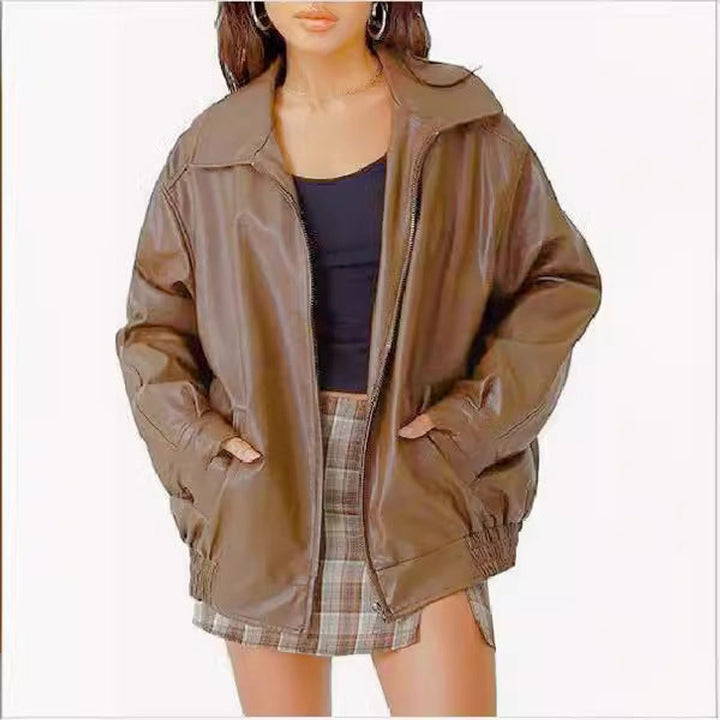 Eliana | Relaxed Zip-Up Bomber Jacket