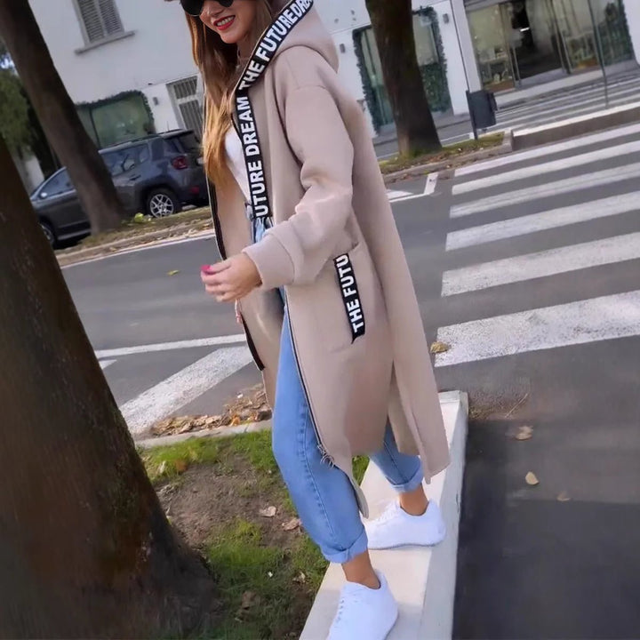 Helen | Oversized Longline Hooded Coat