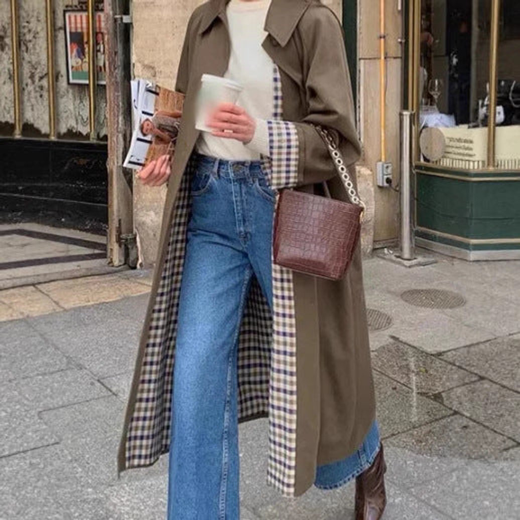 Harlow | Oversized Belted Long Trench Coat
