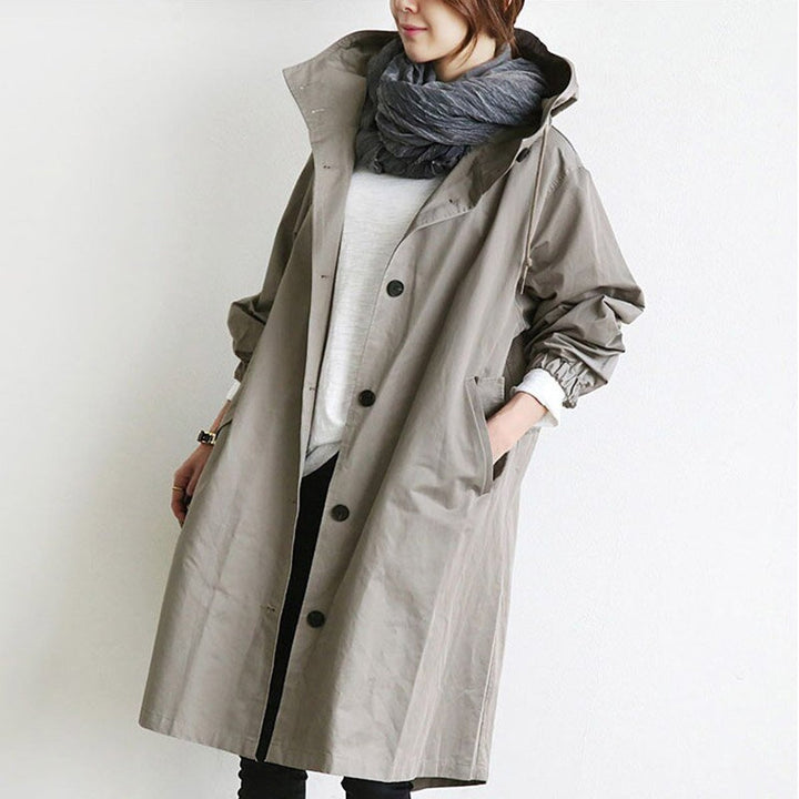 Margery | Relaxed Hooded Longline Coat
