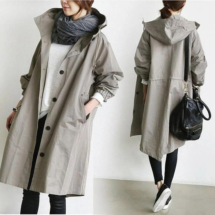 Margery | Relaxed Hooded Longline Coat
