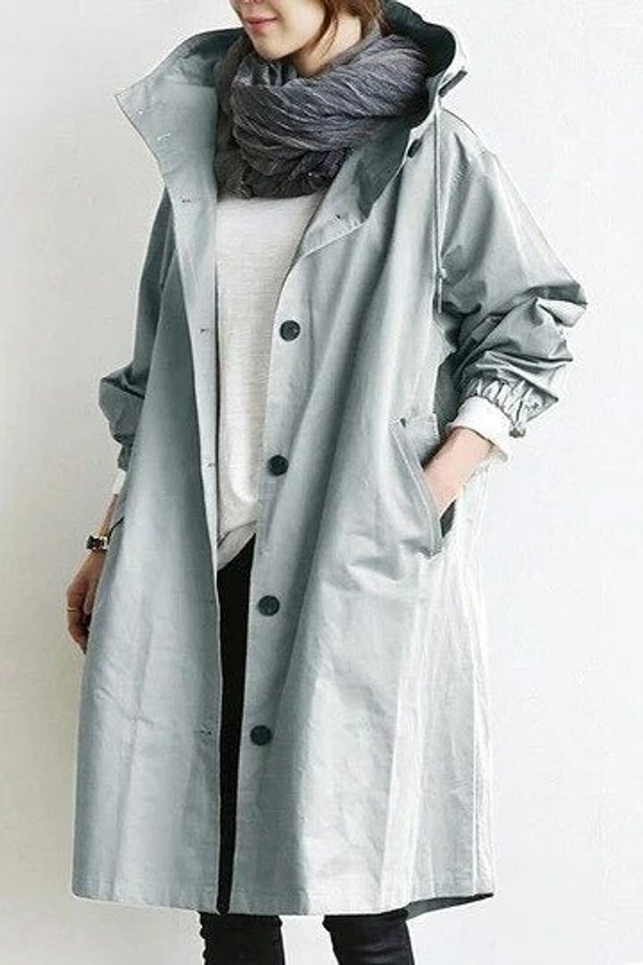 Lavinia | Relaxed Hooded Longline Coat
