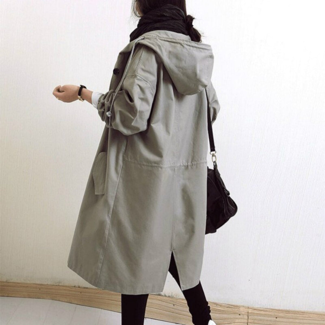 Margery | Relaxed Hooded Longline Coat