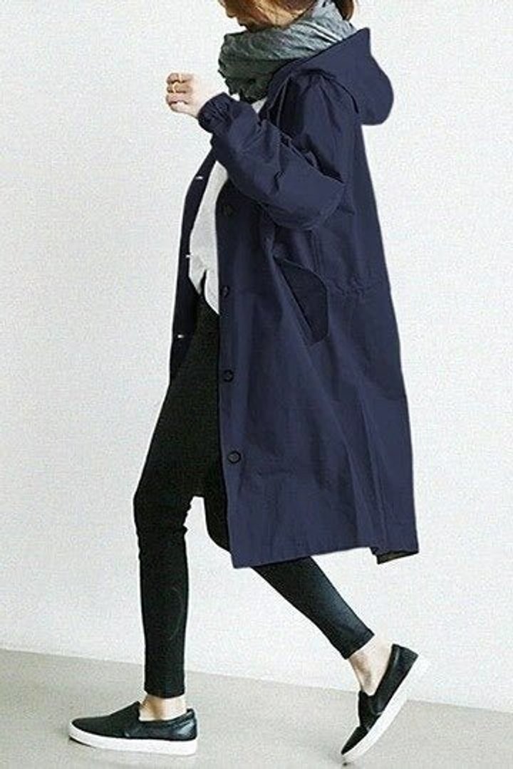 Lavinia | Relaxed Hooded Longline Coat
