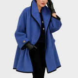 Georgiana | Oversized Contrast-Trim Coat